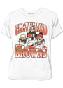 Cleveland Browns Womens Junk Food Clothing Disney T-Shirt - White