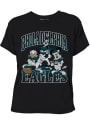 Philadelphia Eagles Womens Junk Food Clothing Disney T-Shirt - Black