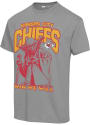 Kansas City Chiefs Junk Food Clothing YODA WIN WE WILL T Shirt - Grey