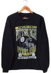 Main image for Junk Food Clothing Pittsburgh Steelers Mens Black Flea Market Long Sleeve Crew Sweatshirt