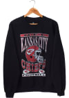 Main image for Junk Food Clothing Kansas City Chiefs Mens Black Flea Market Long Sleeve Crew Sweatshirt