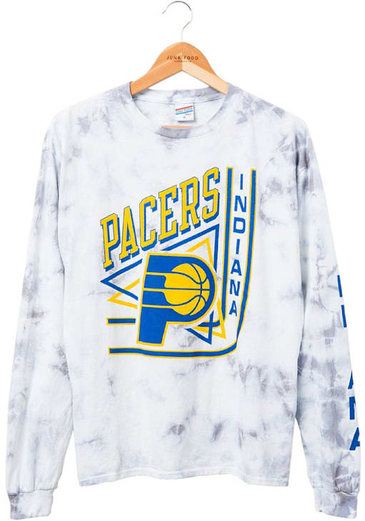 Junk Food Clothing Indiana Pacers NAVY Throwback Tie Dye Long