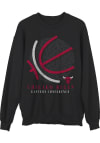 Main image for Junk Food Clothing Chicago Bulls Mens Black Fleece Pullover Long Sleeve Fashion Sweatshirt