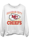 Main image for Junk Food Clothing Kansas City Chiefs Womens White French Terry Crew Sweatshirt