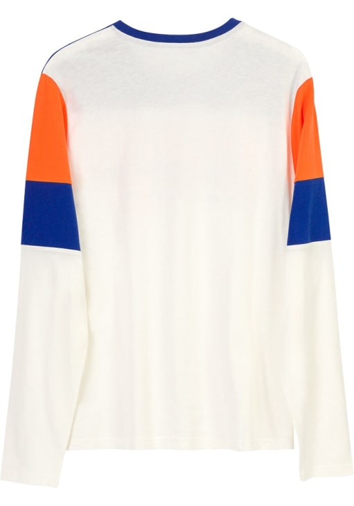 Junk Food Clothing Denver Broncos Blue Zone Blitz Long Sleeve Fashion T Shirt