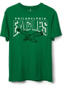 Philadelphia Eagles Junk Food Clothing Arch Name T Shirt - Kelly Green