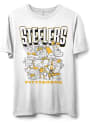 Pittsburgh Steelers Junk Food Clothing Nickelodeon T Shirt - White