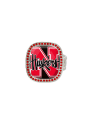 Nebraska Cornhuskers Bling Logo Womens Ring