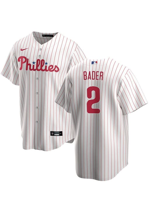 Harrison Bader Philadelphia Phillies Mens Replica White Home