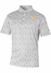 Main image for Mens Pitt Panthers Grey Columbia Heat Seal Westside Country Short Sleeve Polo Shirt