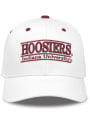 Indiana Hoosiers The Game Bar Adjustable Hat - White