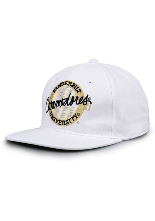 Vanderbilt Commodores White Retro Circle Hat 11480445