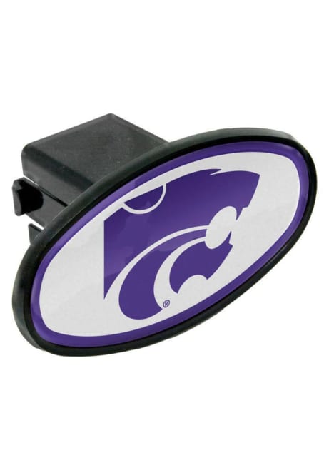 K-State Wildcats Purple  Plastic Oval Hitch Cover