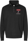 Main image for Maxwell Cummings Mens Rally Black Cincinnati Bearcats NIL Embroidered Qtr Zip Pullover