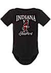 Main image for Baby Indiana Hoosiers Black Summit Sportswear Primary Logo Short Sleeve One Piece