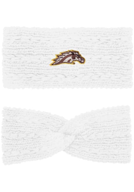 Western Michigan Broncos LogoFit Adaline Womens Knit Hat - White