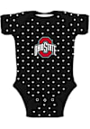 Main image for Baby Black Ohio State Buckeyes Heart Short Sleeve One Piece