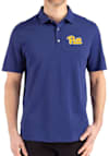 Main image for Pitt Panthers Blue Cutter and Buck Advantage Refresh Pique Big and Tall Polo