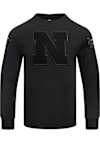 Main image for Mens Nebraska Cornhuskers Black Pro Standard Triple Black Fashion Sweatshirt