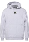 Main image for Mens Michigan Wolverines Silver lululemon Steady State Pullover Hoodie Hooded Sweatshirt