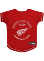 Detroit Red Wings Team Logo Pet T-Shirt
