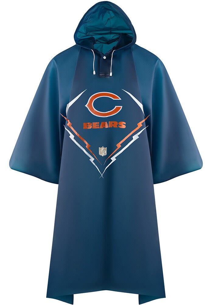 Chicago Bears shops Hooded Poncho