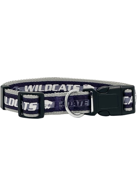 Purple K-State Wildcats Satin Pet Collar