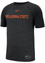 Oklahoma State Cowboys Marled Raglan Fashion T Shirt - Black