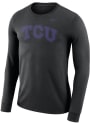 TCU Horned Frogs Nike Wordmark T Shirt - Black