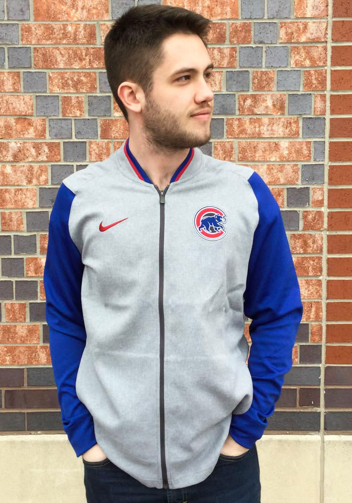 Nike Chicago Cubs GM Dry Track Jacket ROYAL