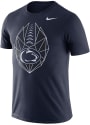 Nike Penn State Nittany Lions Navy Blue Football Tee
