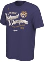 LSU Tigers Nike 2019 National Champions T Shirt - Purple