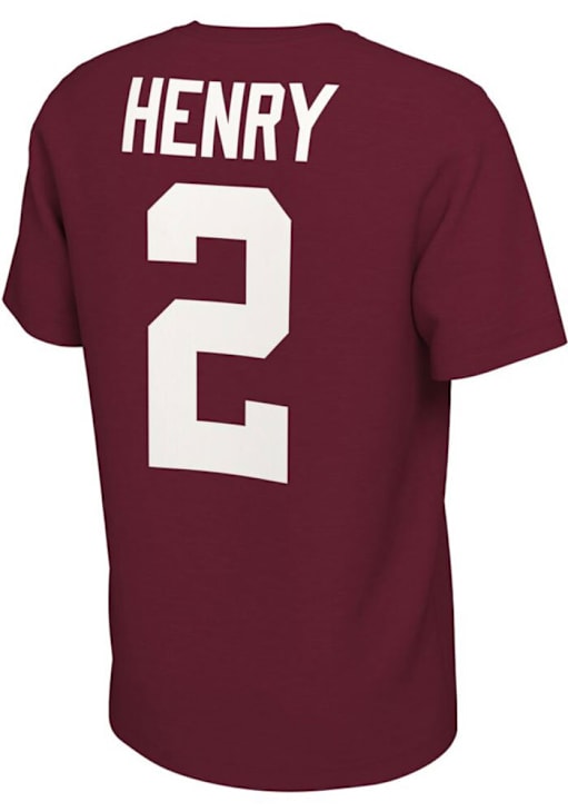 Derrick Henry Alabama Crimson Tide CRIMSON Name and Number Short