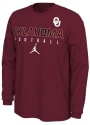 Oklahoma Sooners Nike Football T Shirt - Crimson