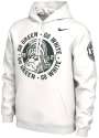 Michigan State Spartans Nike Go Green Mantra Hooded Sweatshirt - White