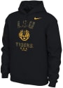 LSU Tigers Nike Camo Veterans Day Hooded Sweatshirt - Black