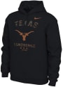 Texas Longhorns Nike Camo Veterans Day Hooded Sweatshirt - Black
