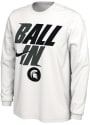 Michigan State Spartans Nike 2022 Ball In Bench T Shirt - White