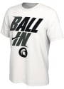 Michigan State Spartans Nike 2022 Ball In Bench T Shirt - White