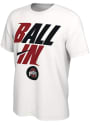 Ohio State Buckeyes Nike 2022 Ball In Bench T Shirt - White