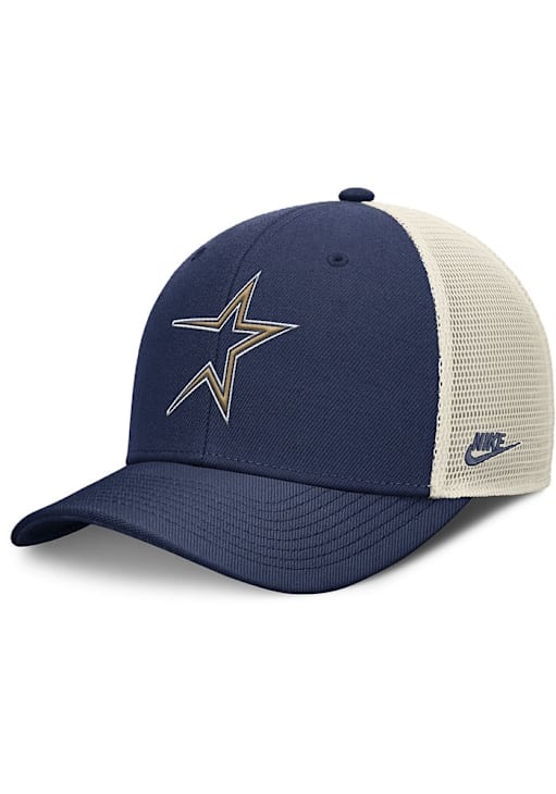 Nike Houston Astros NAVY Cooperstown 2T Rise Trucker Adjustable