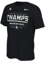 Michigan State Spartans Nike 2021 Peach Bowl Champions T Shirt - Black