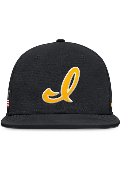 Nike Iowa Hawkeyes Mens Black Dugout True Aero Bill Fitted Hat