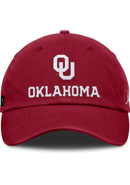 Nike Oklahoma Sooners CLUB CAP Adjustable Hat - Crimson