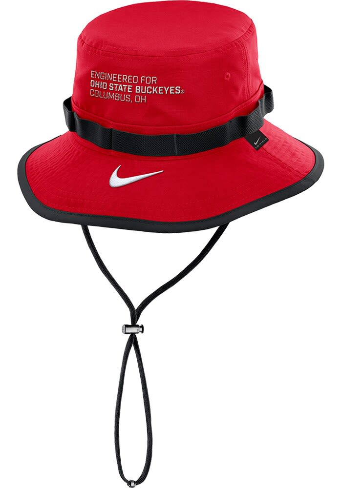 red nike bucket hat