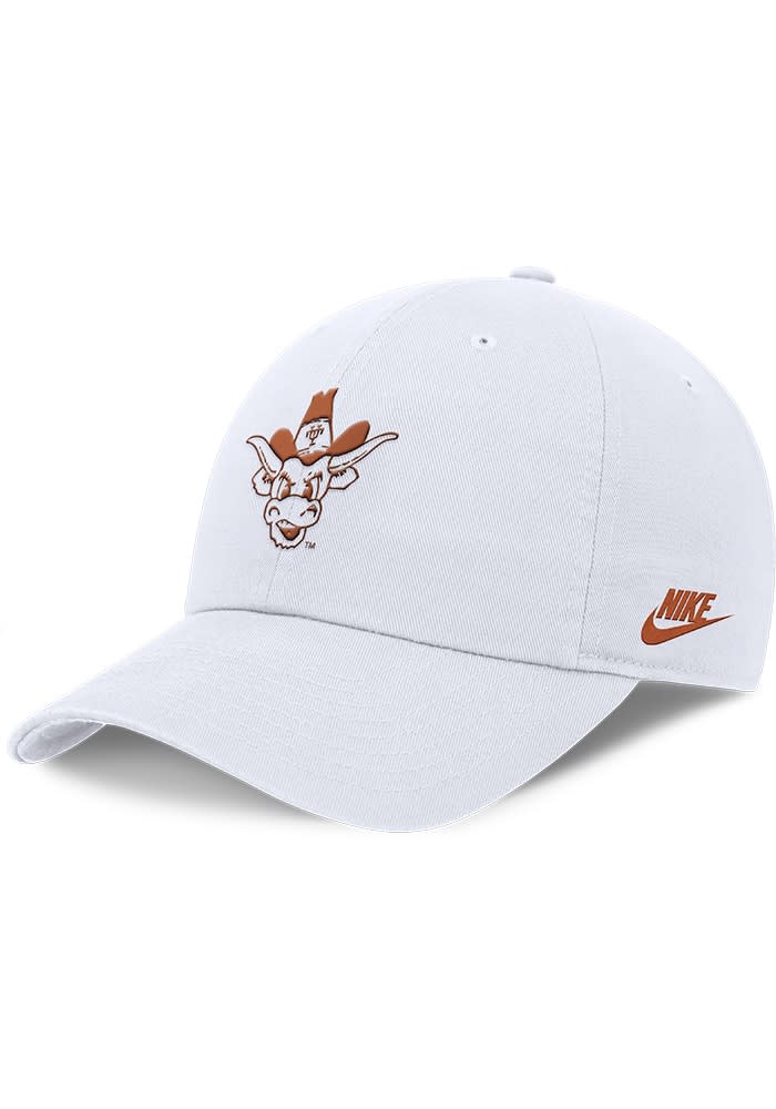 Nike Texas Longhorns White Unstructured Club Cap Adjustable
