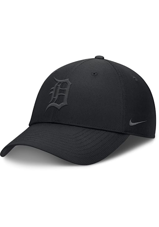 Nike Detroit Tigers BLACK Tonal Ripstop Club Structured Adjustable