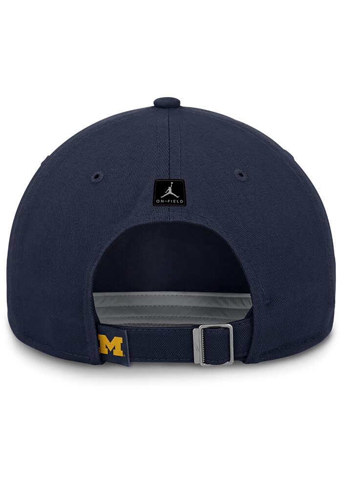 Nike BLUE Michigan Wolverines Jordan Brand Club Unstructured