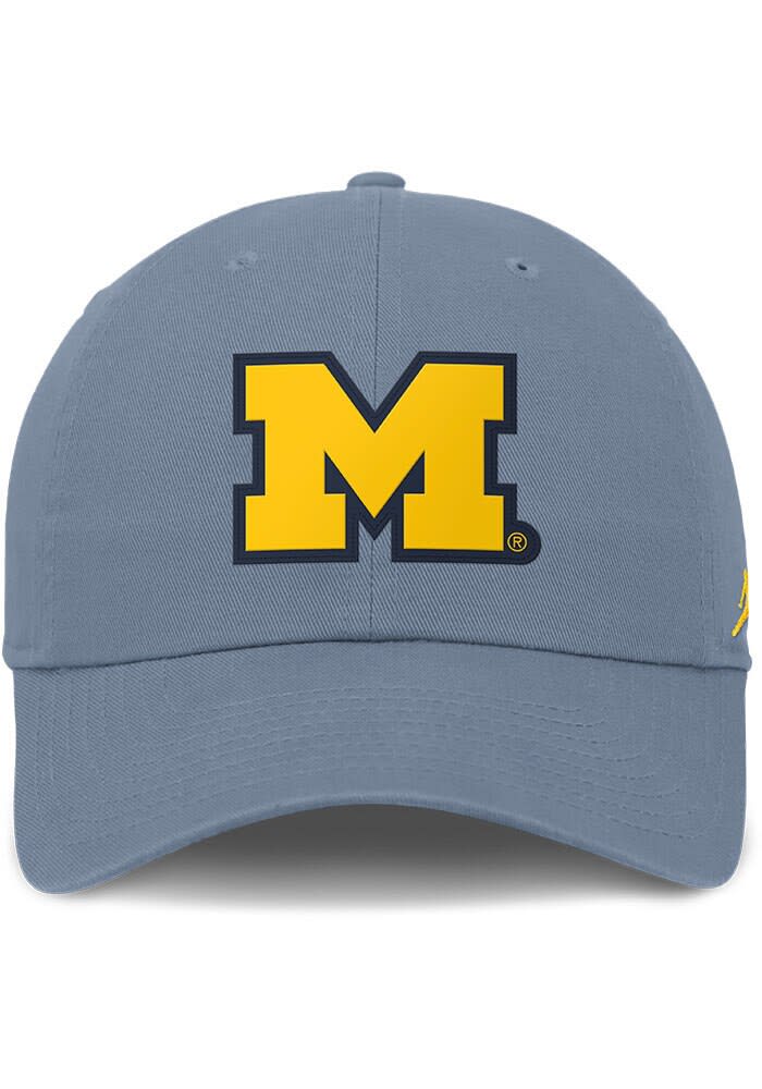 muスポーツ wool 100% Nike GREY Michigan Wolverines Jordan Brand Club Unstructured