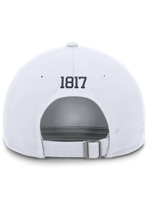 Nike Michigan Wolverines Dri-Fit Club Unstructured Swoosh Adjustable Hat - White